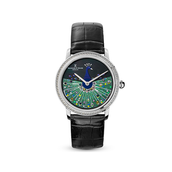 Diamond Peacock Watch