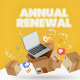 Annual Renewal Fee + 1 Yr Advance