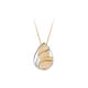 Golden Cove Diamond Pendant